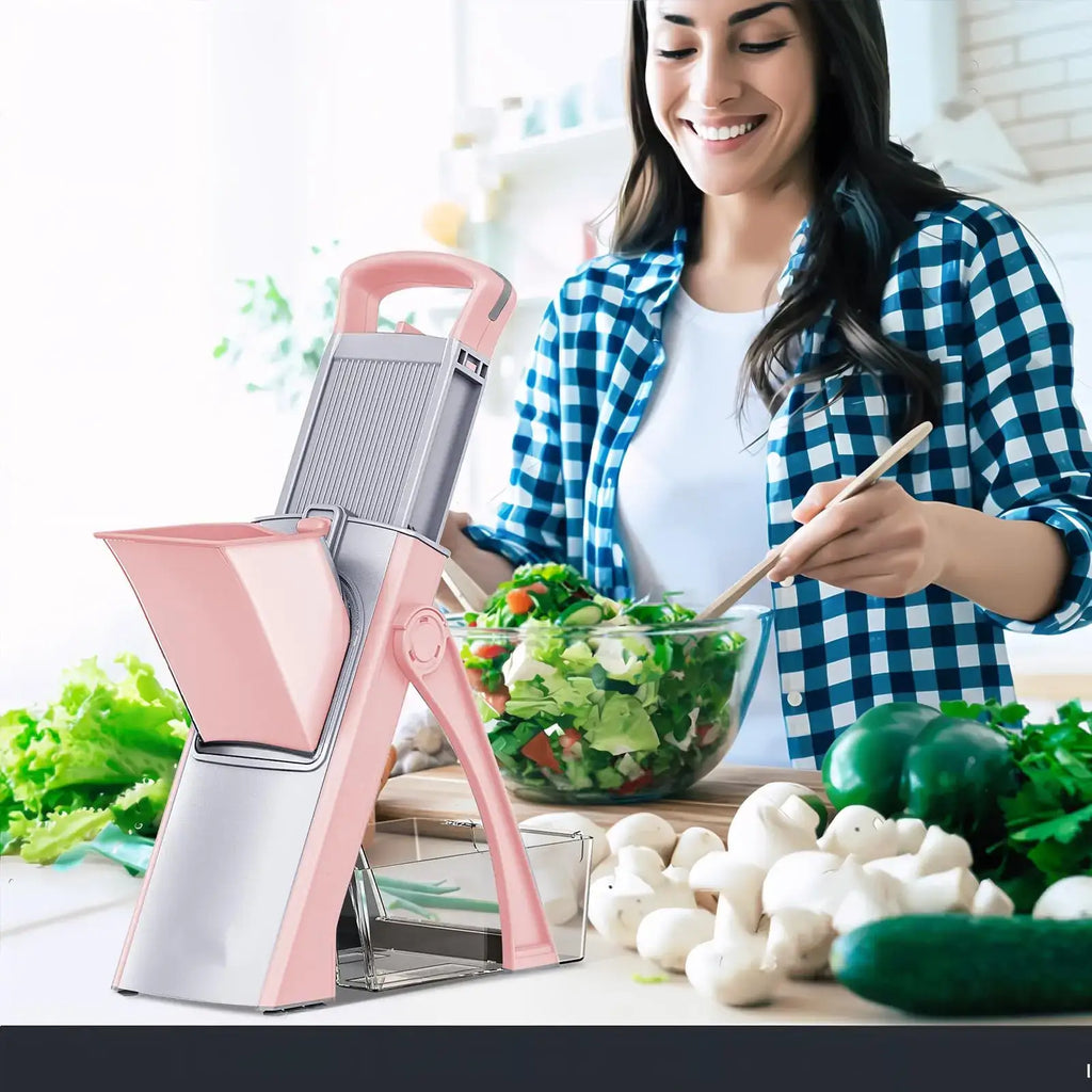Multifunctional Vegetable Chopper, Slicer, and Dicer
