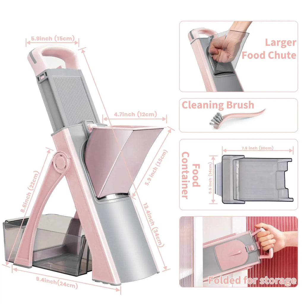 Multifunctional Vegetable Chopper, Slicer, and Dicer