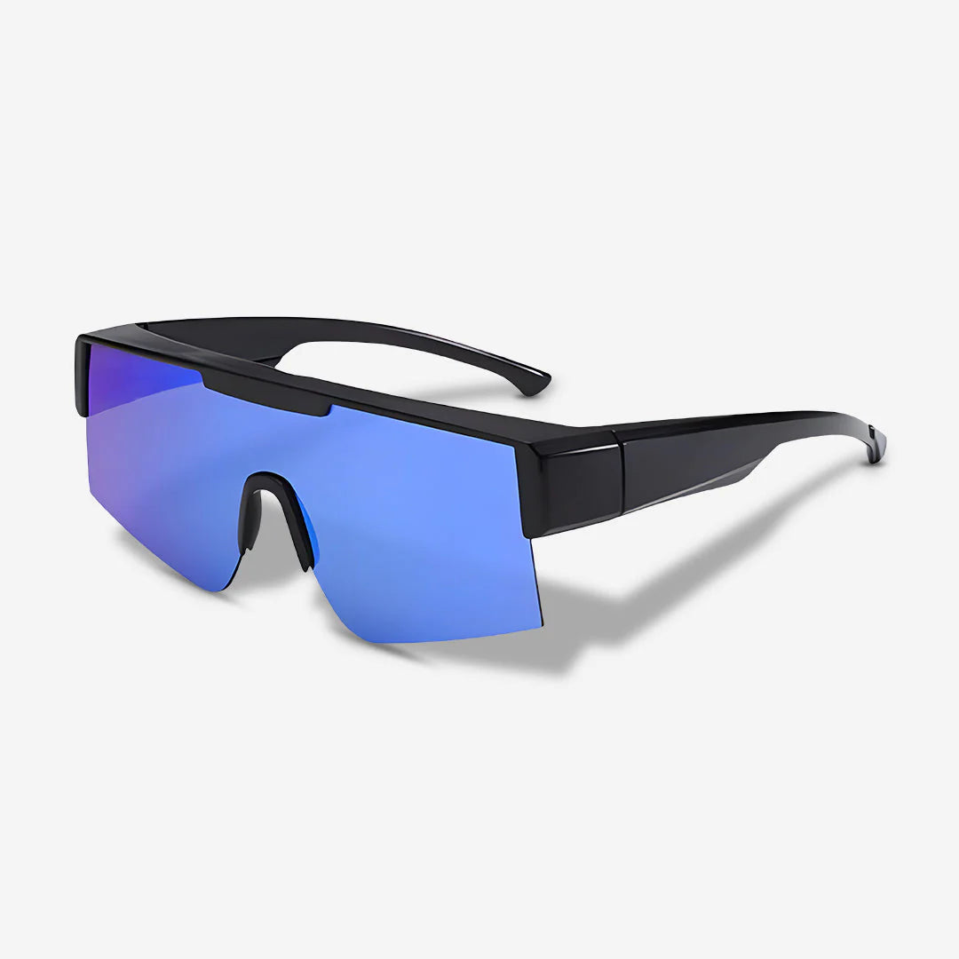 Clip-on Sunglasses (Polarized) – Wear over regular glasses; Unisex; Includes a storage pouch