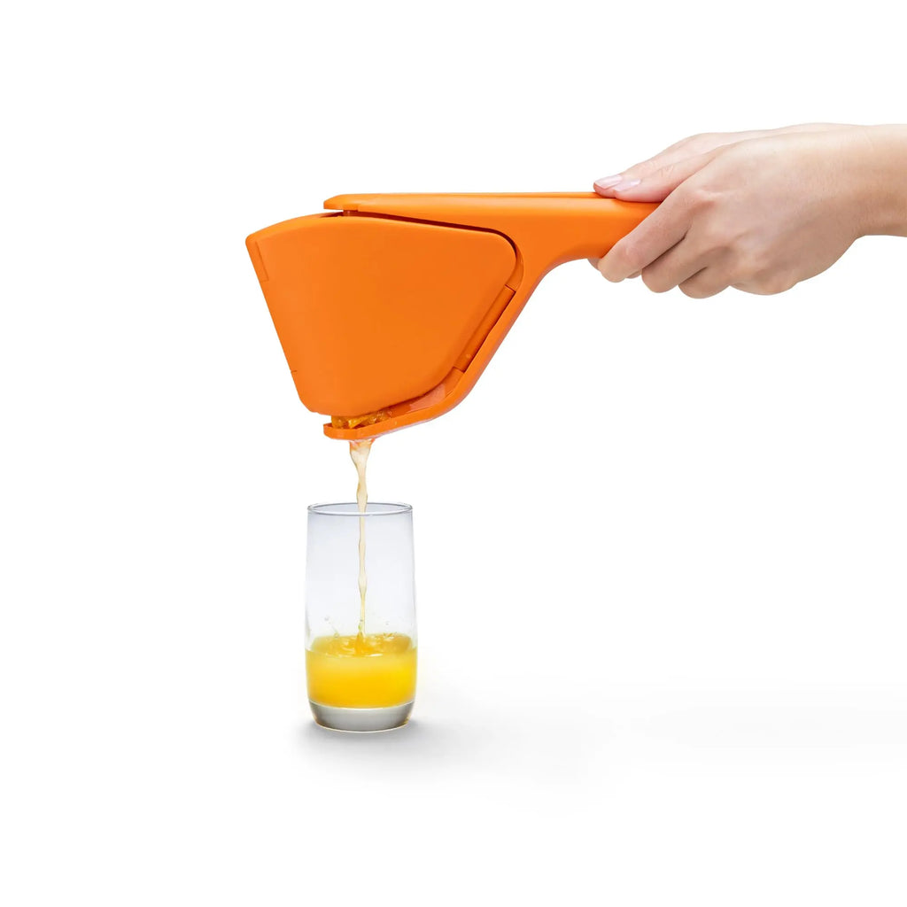 Original orange juice extractor - 11 inches, foldable and flat for storage, suitable for all citrus fruits