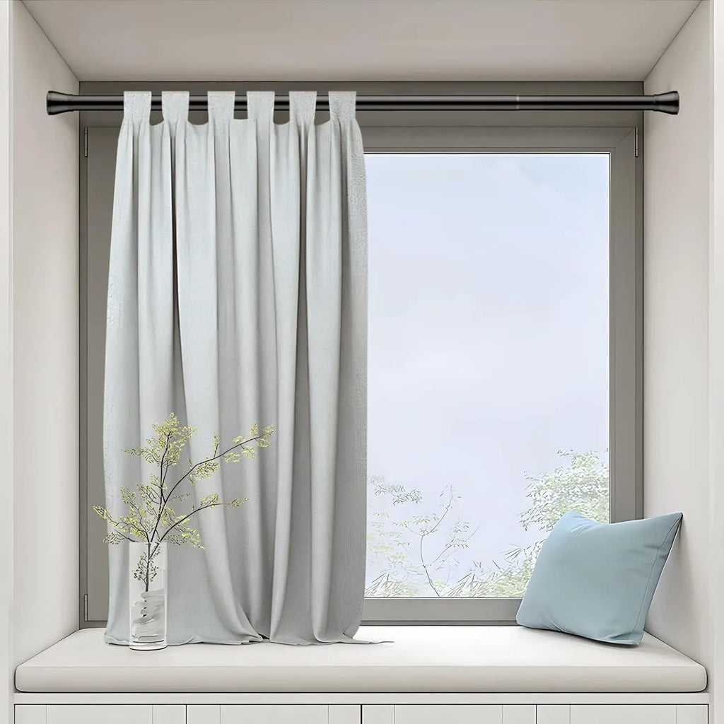 Retractable curtain rod, shower curtain rod
