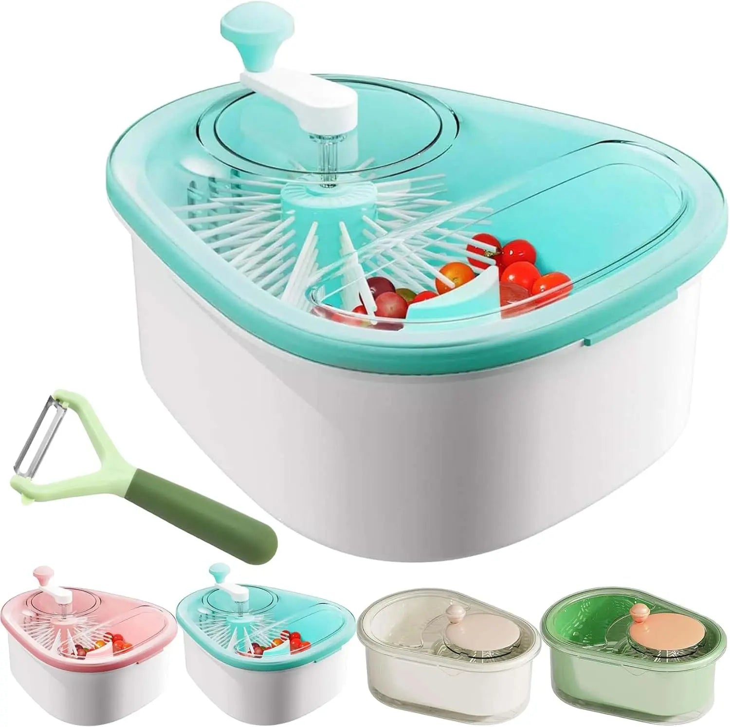 Portable Fruit Washer with Lid