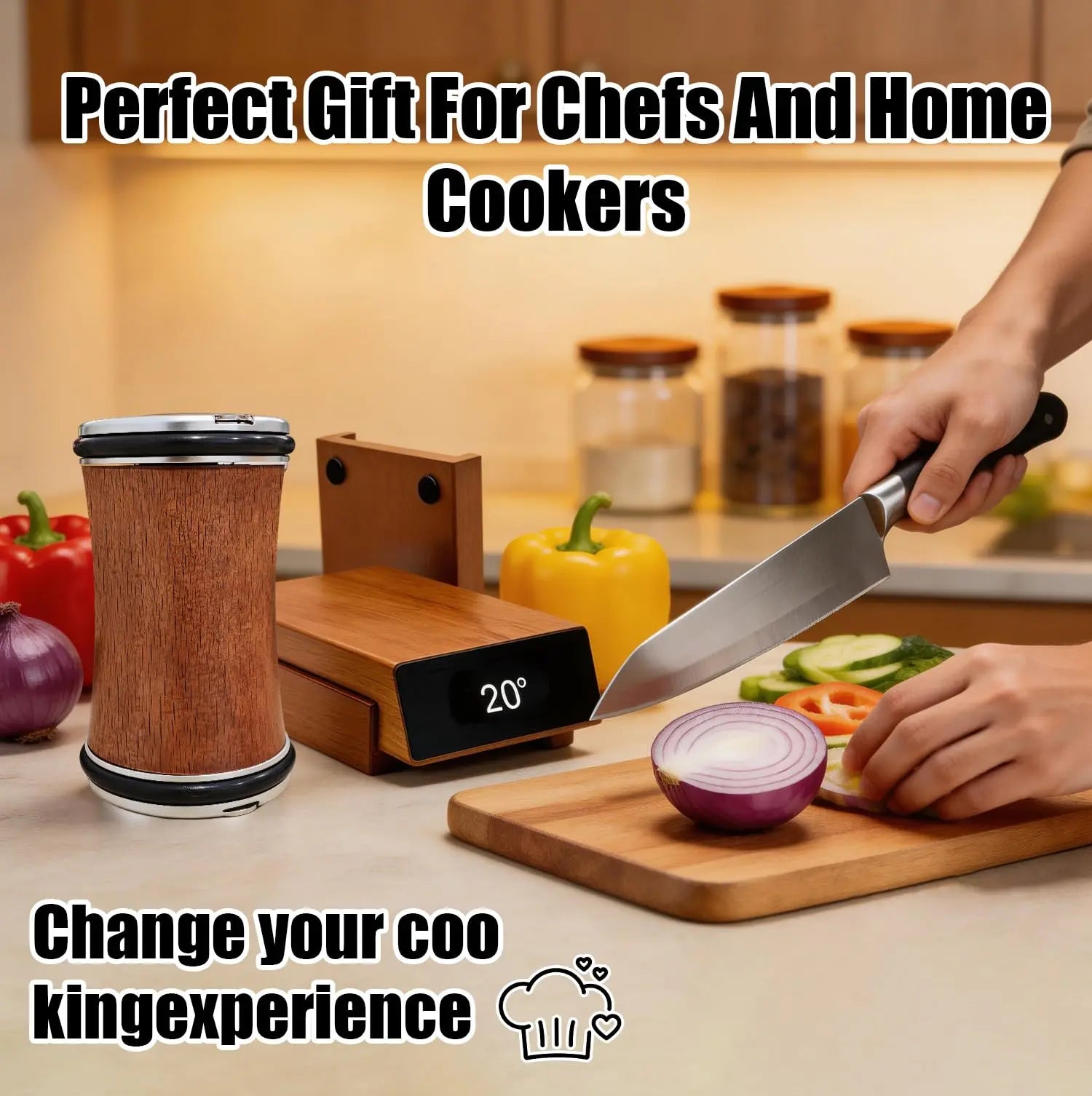 Roller-style knife sharpener, heavy-duty, with removable magnetic angle guides for 15° and 20°
