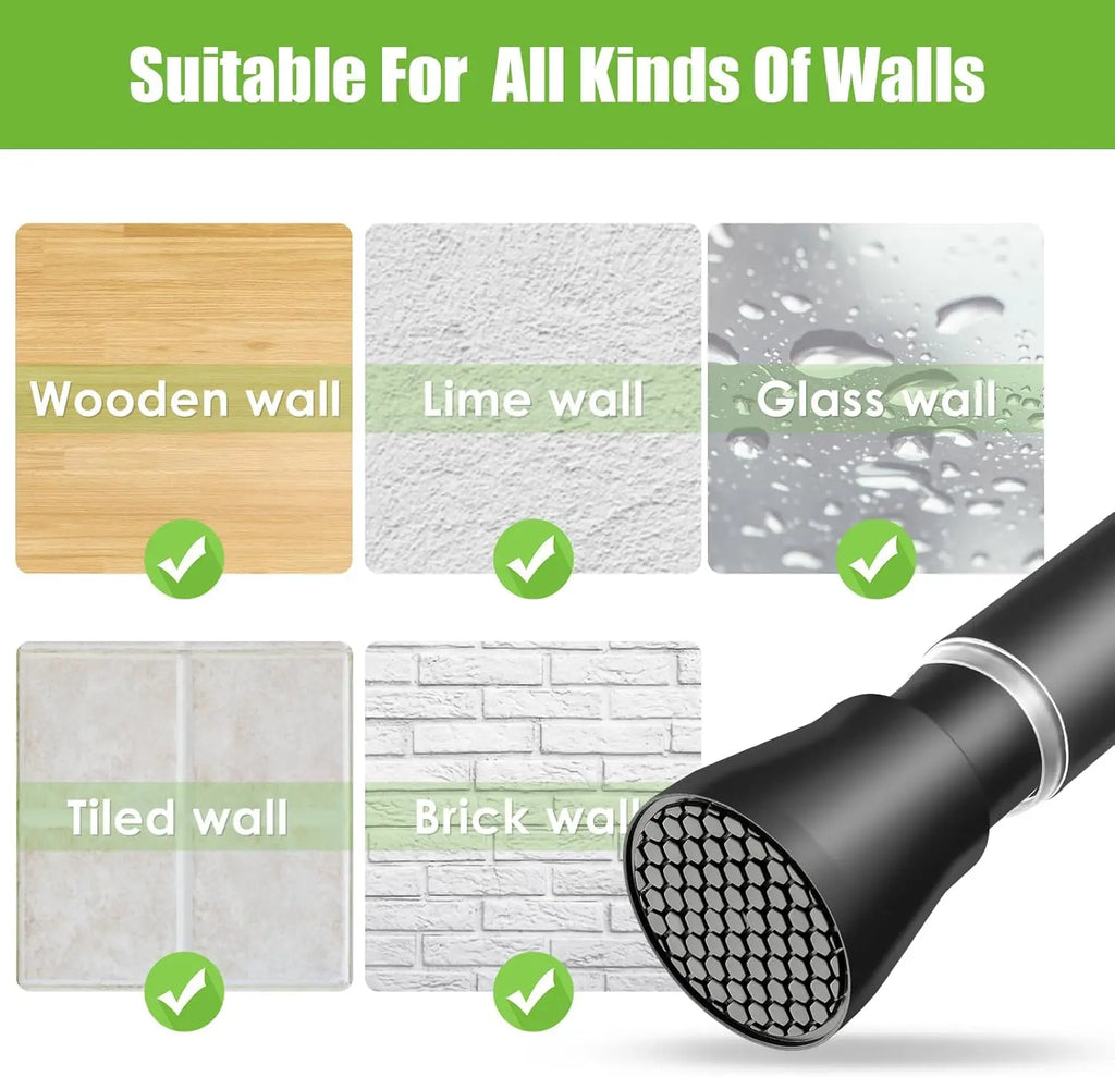 Retractable curtain rod, shower curtain rod