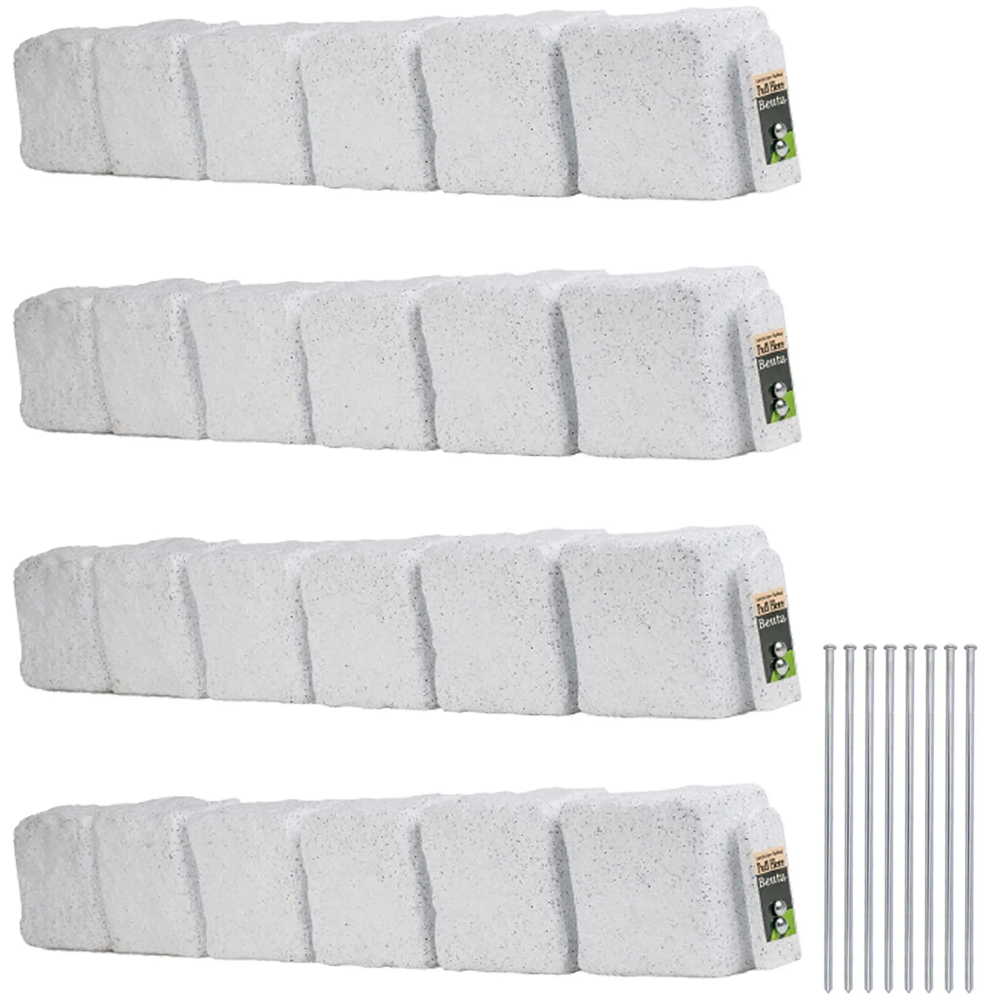 Artificial stone blocks (suitable for lawn edging, flower beds, and garden borders)