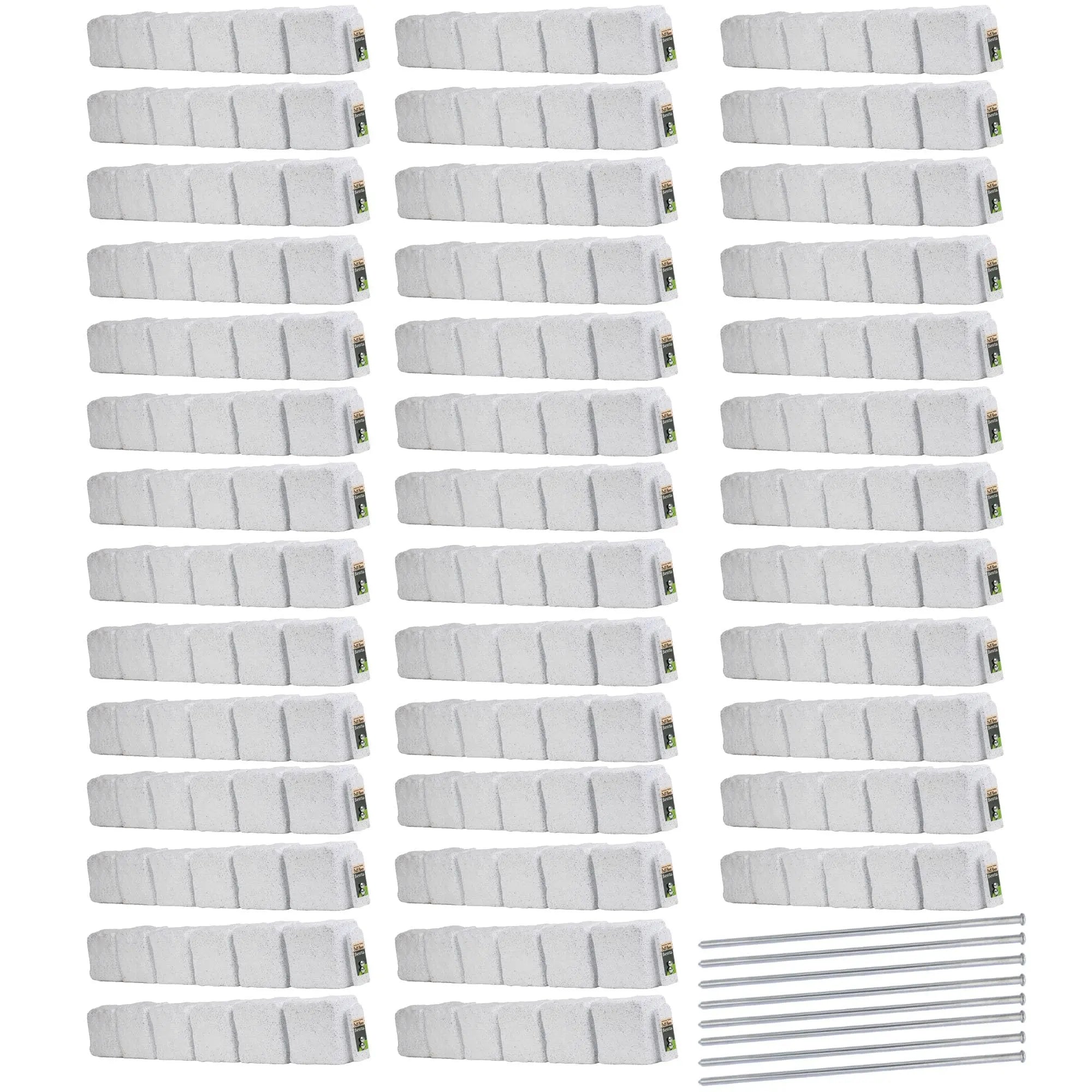 Artificial stone blocks (suitable for lawn edging, flower beds, and garden borders)