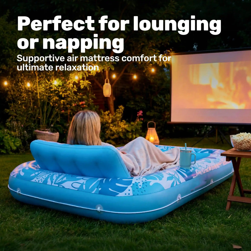 Inflatable Pool Loungers/Floats: 70“ x 46” and 85“ x 57”