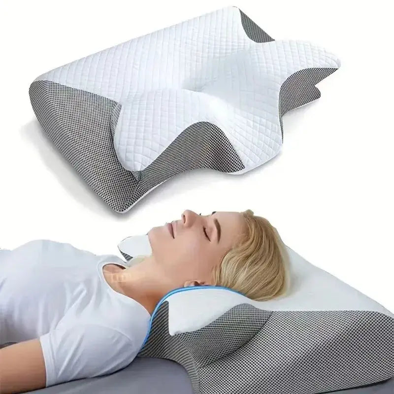 Butterfly-Shaped Memory Foam Neck Pillow