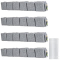 Artificial stone blocks (suitable for lawn edging, flower beds, and garden borders)