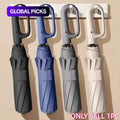 The Ultimate Drip-Free Inverted Umbrella with Carabiner Handle