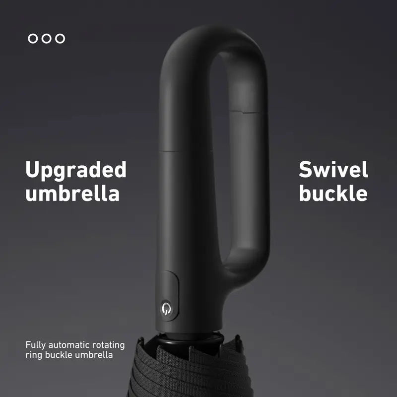 The Ultimate Drip-Free Inverted Umbrella with Carabiner Handle