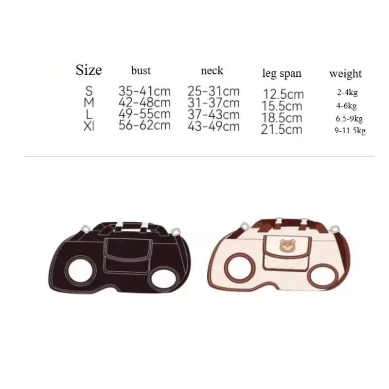 Small Dog Whole Body Lift Harness Pet Backpack