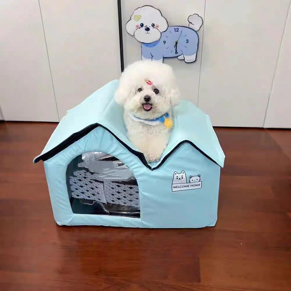 Pet Air Conditioned house(Free ice bag 10+ water absorbent cotton bag*2+ cold-proof pad*1]